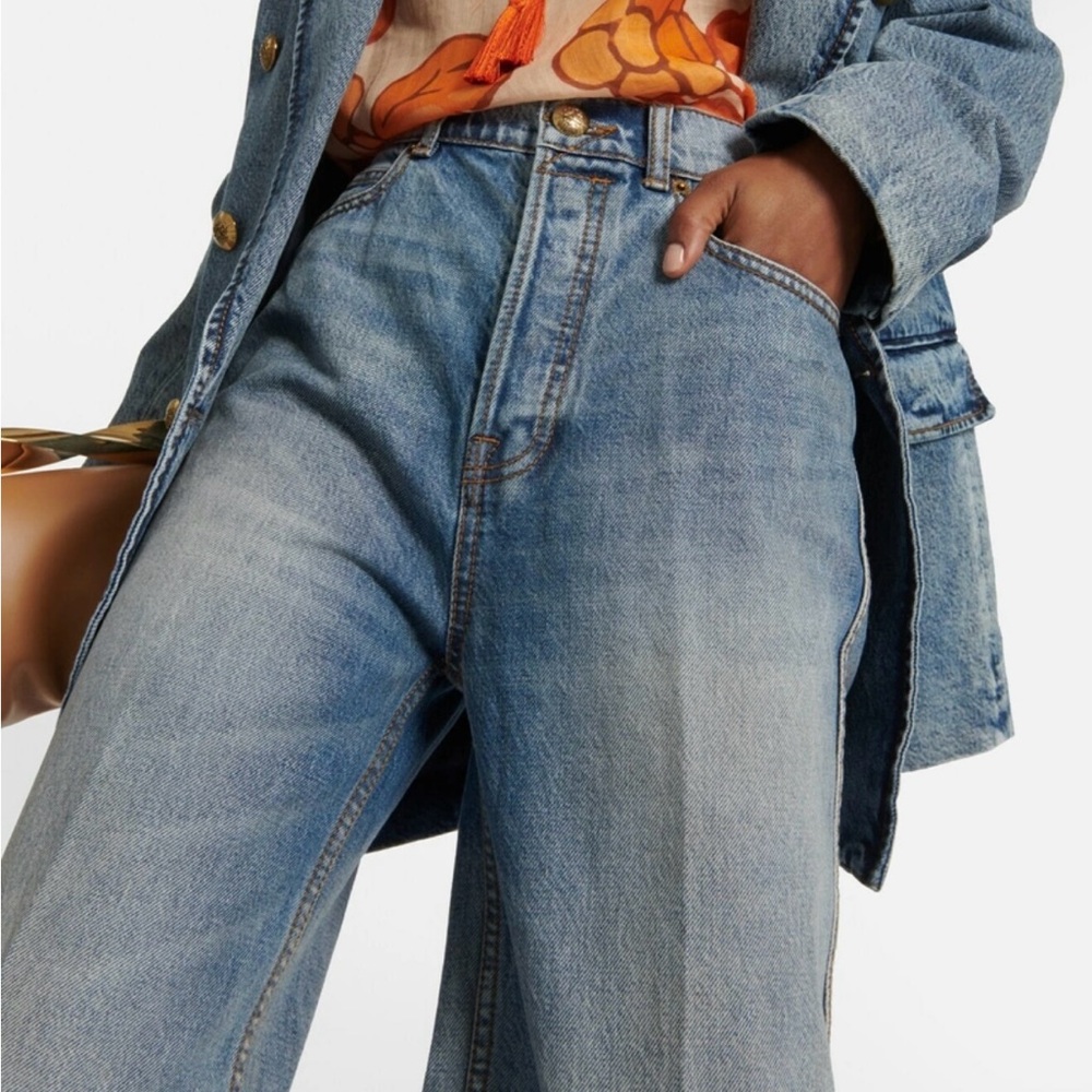 Zimmermann Luminosity Wide-Leg Jeans Size 8